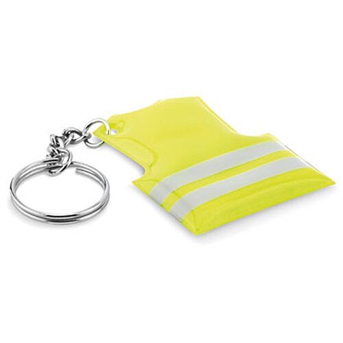Additional Image 1 - a yellow and white keychain