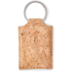 View Image 2 of 3 of Cork Rectangle Keyring