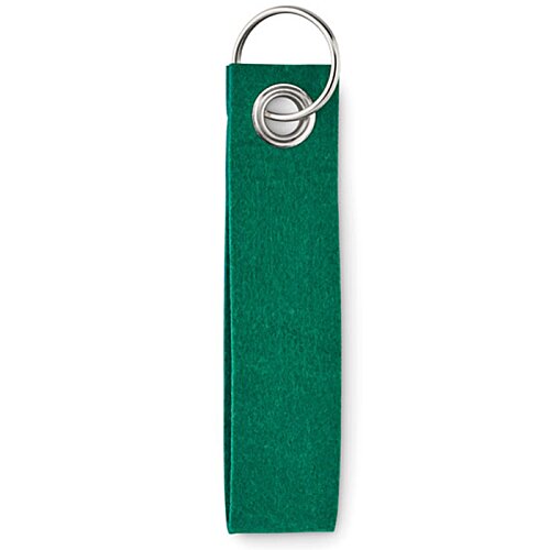 Additional Image 4 - a green bookmark with a silver ring