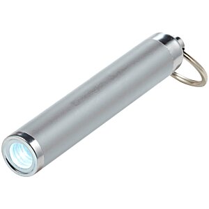 Additional Image 9 - a silver flashlight with a light on it