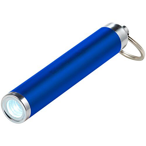 Additional Image 5 - a blue flashlight with a silver ring