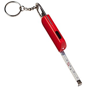 Additional Image 3 - a red and silver key chain