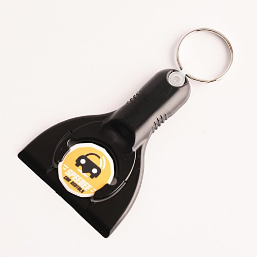 Additional Image 4 - a black and yellow key chain