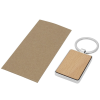 View Image 3 of 3 of Mauro Beech Wood Rectangle Keyring
