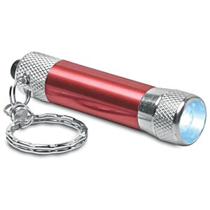 Additional Image 1 - a red and silver flashlight