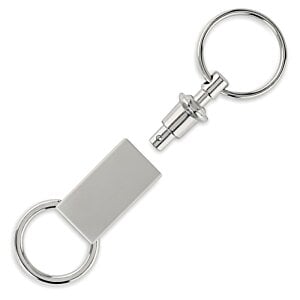 Additional Image 2 - a key chain with a key ring