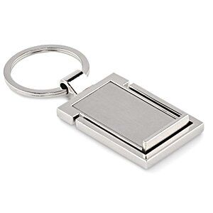 Additional Image 6 - a silver key chain with a ring