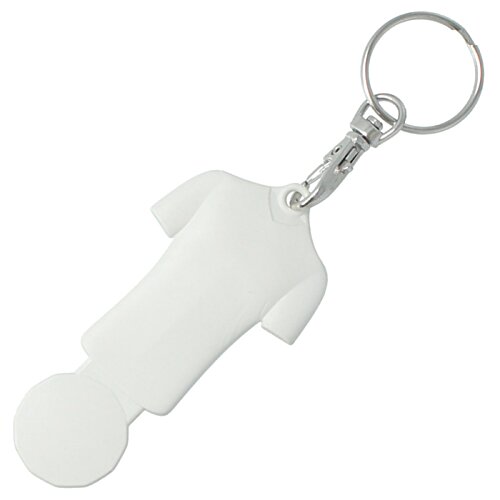 Additional Image 3 - a key chain with a white shirt