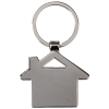 a key chain with a house shape