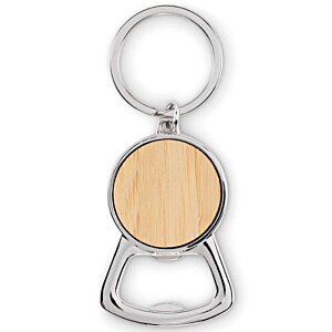 Additional Image 1 - a bottle opener with a wooden circle