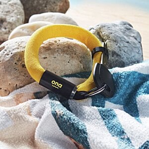 Additional Image 5 - a yellow bracelet on a towel