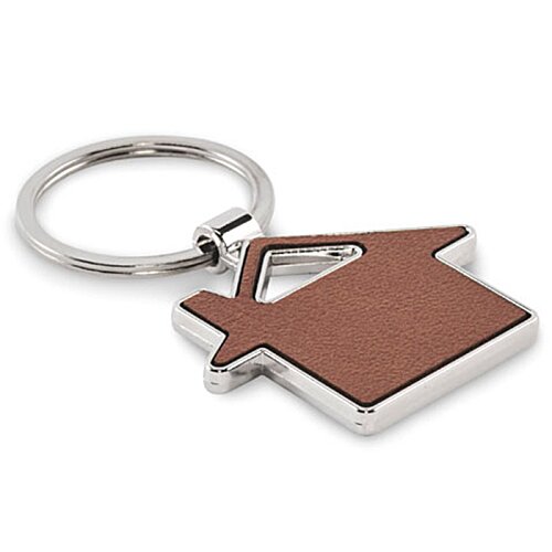 Additional Image 4 - a key chain with a house shaped keychain