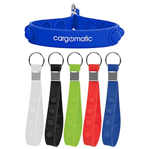 Additional Image 1 - a group of colorful keychains