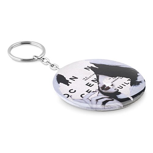 Additional Image 3 - a key chain with a design on it