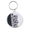 Additional Thumbnail Image 2 - a key chain with a black and white circle
