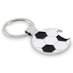 Additional Image 2 - a keychain with a football ball design