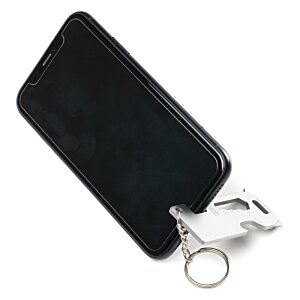 Additional Image 2 - a key chain with a black rectangular object