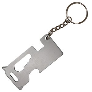 Additional Image 3 - a key chain with a keychain in the shape of a key