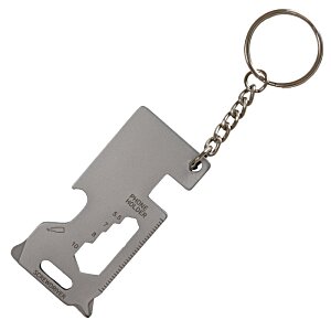 Additional Image 4 - a key chain with a key ring