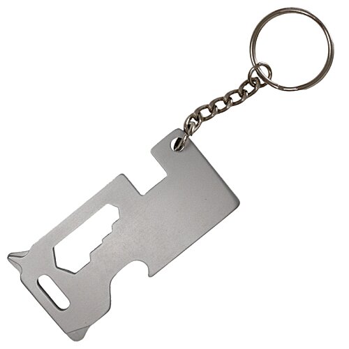 Additional Image 3 - a key chain with a keychain in the shape of a key