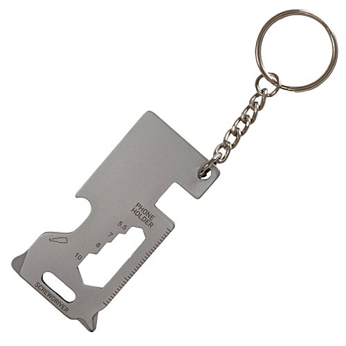 Additional Image 4 - a key chain with a key ring