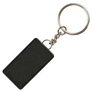 Additional Image 3 - a black rectangular key chain
