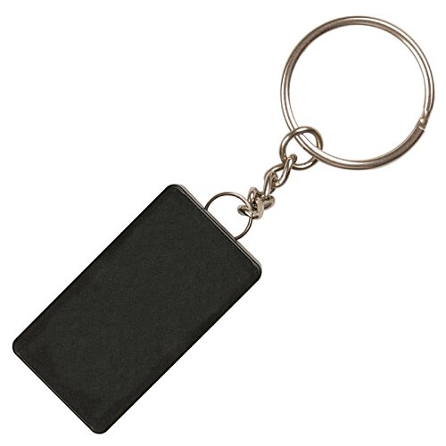 Additional Image 3 - a black rectangular key chain