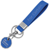 Additional Thumbnail Image 1 - a blue key chain with silver ring