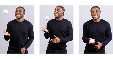 4imprint employee juggling stress balls