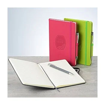 A5 Soft Touch Notebook with Colour Matt Pen