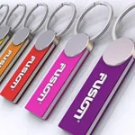 Affordable promotional keyrings are easy to hand out and store, too!