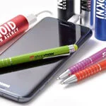 Promotional technology products includes power banks and stylus pens