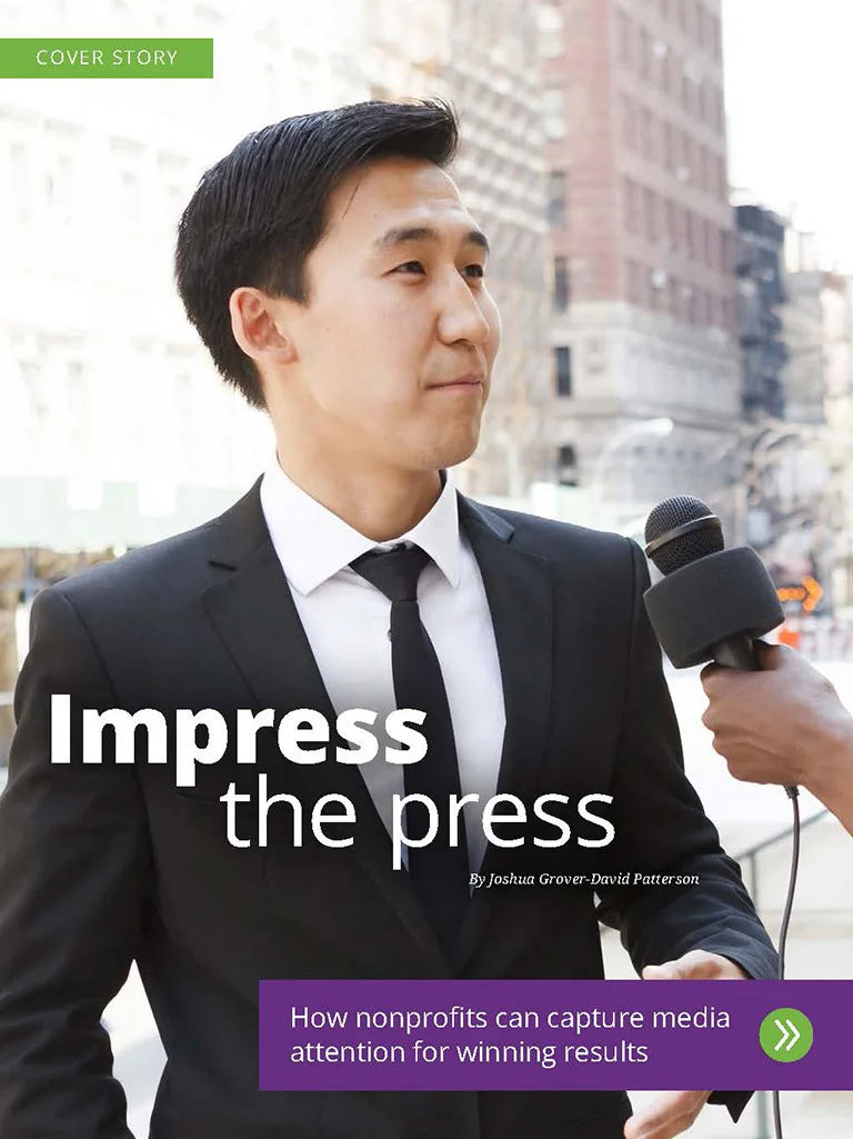 A man being interviewed