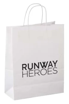 The Kraft Paper White Shopping Bag