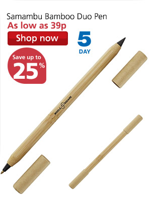 Samambu Bamboo Duo Pen