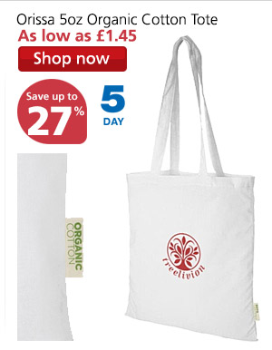 Orissa 5oz Organic Cotton Tote