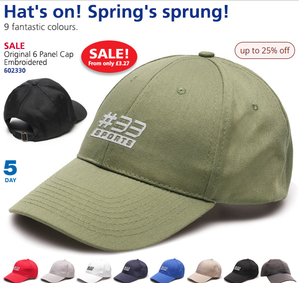 Original 6 Panel Cap - Embroidered