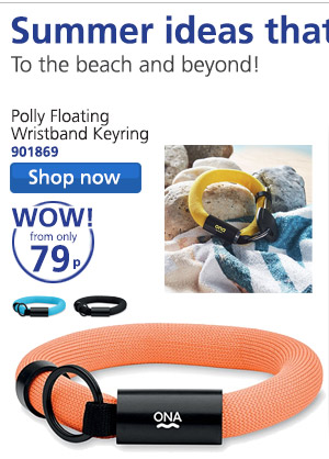 Polly Floating Wristband Keyring