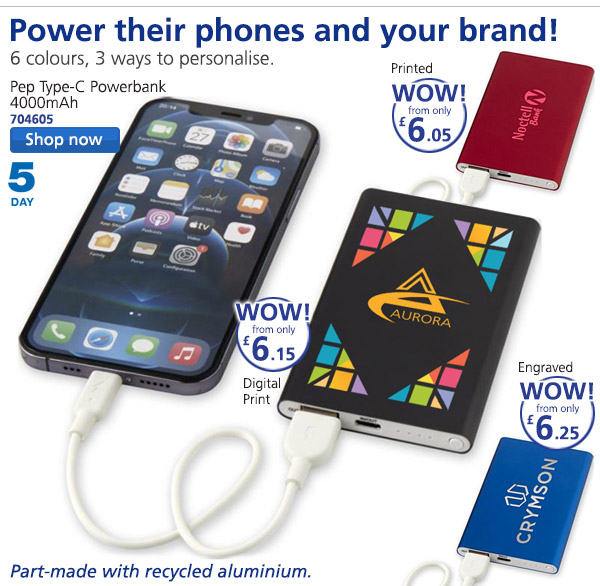 Pep Type-C Powerbank 4000mAh
