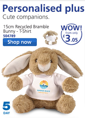 15cm Recycled Bramble Bunny - T-Shirt