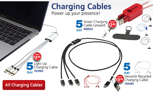 Versatile Recycled Charging Cable