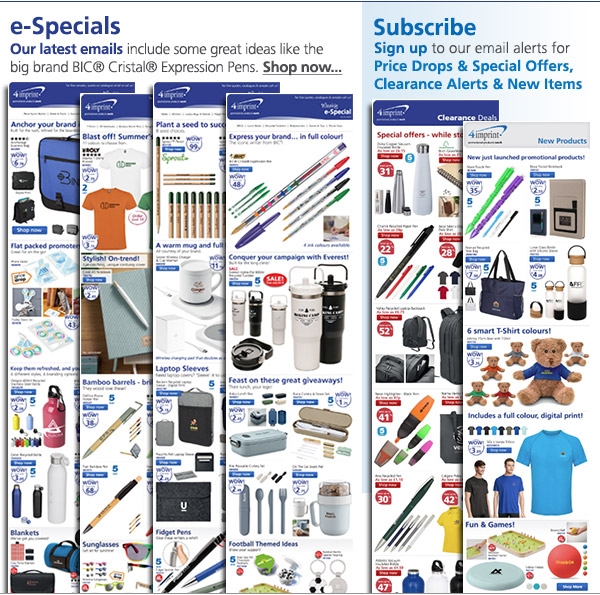 e-Specials in April